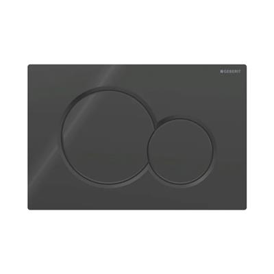 Geberit Kumanda Kapağı Sigma 01 - Çift Basmalı - Siyah