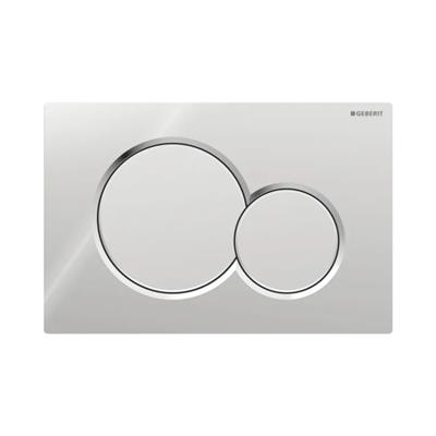 Geberit Kumanda Kapağı Sigma 01 - Çift Basmalı - Parlak / Mat Krom