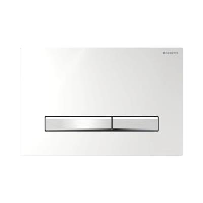 Geberit Kumanda Kapağı Sigma50 - Çift Basmalı - Parlak Krom / Krom