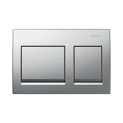 Geberit Kumanda Kapağı Alpha35 - Çift basmalı - Parlak Krom