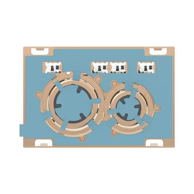Geberit Kumanda Kapağı Sigma21 - Çift Basmalı -  Kişiselleştirilebilir / Bronz
