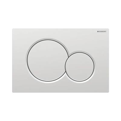 Geberit Kumanda Kapağı Sigma 01 - Çift Basmalı - Mat Krom