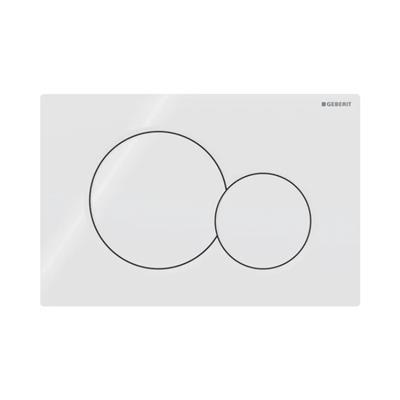 Geberit Kumanda Kapağı Sigma 01 - Çift basmalı - Beyaz