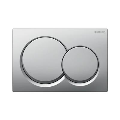 Geberit Kumanda Kapağı Alpha01 - Çift basmalı - Mat Krom