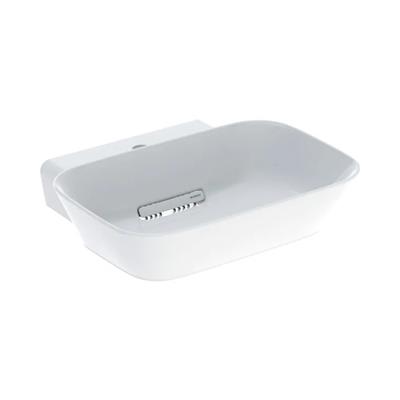 Geberit ONE Çanak Lavabo, CleanDrain, 50x42.5 cm, Batarya Delikli, KeraTect®