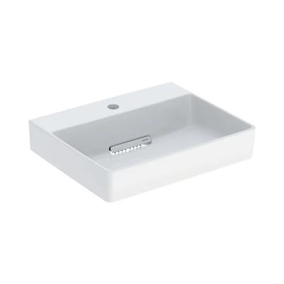 Geberit ONE Çanak Lavabo, CleanDrain, 50x40 cm, Batarya Delikli, KeraTect®