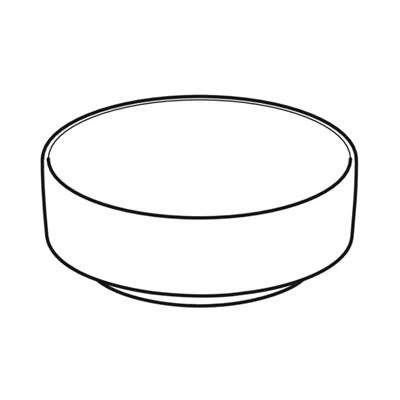 Geberit VariForm Çanak Lavabo, Yuvarlak, D40 cm