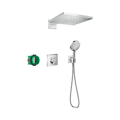 Hansgrohe Raindance E Duş sistemi 300 1jet ShowerSelect square ile Krom