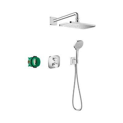 Hansgrohe Croma E Duş sistemi 280 1jet Ecostat E ile Krom