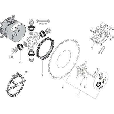 Hansgrohe İbox Universal Ankastre İç Set