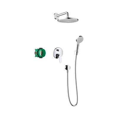 Hansgrohe Crometta S Duş sistemi 240 1jet tek kollu batarya ile Krom