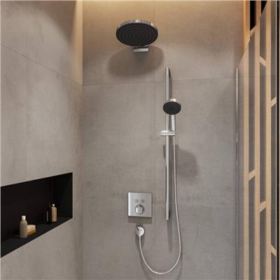 Hansgrohe ShowerSelect Termostatik Batarya, ankastre, 2 çıkış için Krom