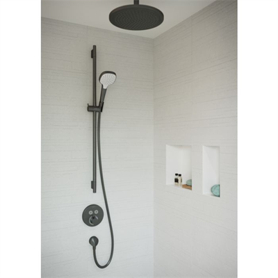 Hansgrohe FixFit Gönye çıkış çek valfsiz E Satin Siyah