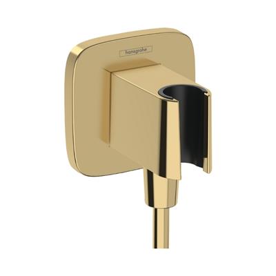 Hansgrohe FixFit Q Çıkış Dirseği Askı İle Parlak Altın Optik