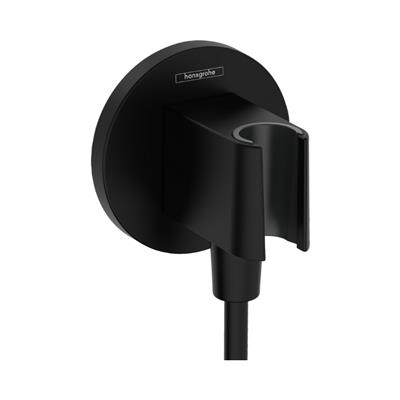 Hansgrohe FixFit S Çıkış Dirseği Askı İle Satin Siyah