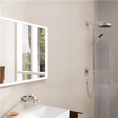 Hansgrohe Metropol Tek kollu lavabo Bataryası çubuk volan, Ankastre Duvara Monte, 22.5 cm gaga ile Krom
