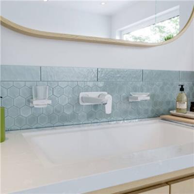 Hansgrohe Talis E Tek kollu lavabo Bataryası Ankastre Duvara Monte, 22.5 cm gaga ile Satin Beyaz