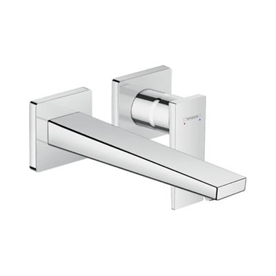 Hansgrohe Metropol Tek kollu lavabo Bataryası çubuk volan, Ankastre Duvara Monte, 22.5 cm gaga ile Krom