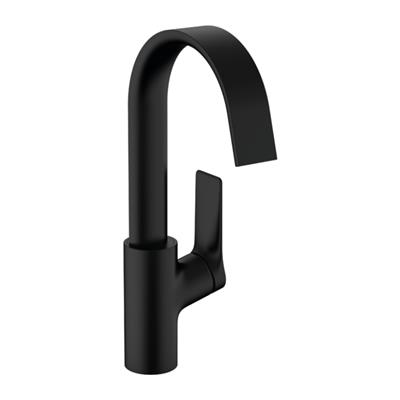 Hansgrohe Vivenis Tek Kollu Lavabo Bataryası 210, Kumandalı Satin Siyah