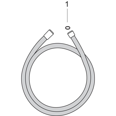 Hansgrohe Isıflex Duş hortumu 160 cm Krom 28276000