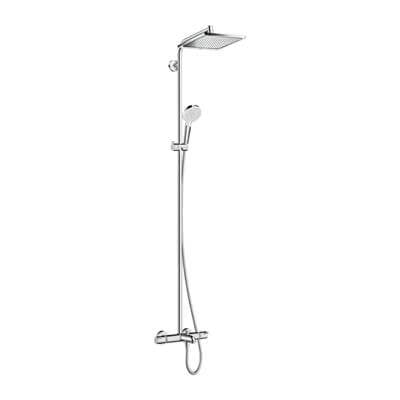 Hansgrohe Crometta E Duş Kolonu 240 1 jet, Banyo termostatı İle Krom