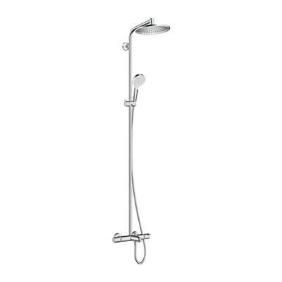 Hansgrohe Crometta S Duş Kolonu 240 1 jet, Banyo termostatı İle Krom