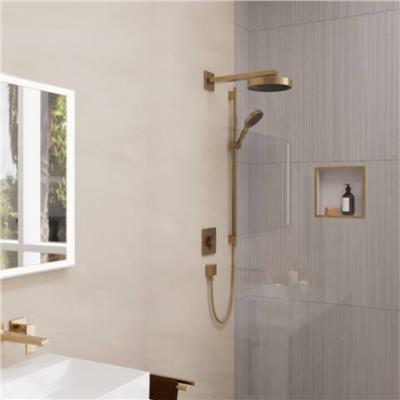 Hansgrohe XtraStoris Individual Duvar nişi Satin Beyaz tasarım çerçeveli 300/300/100 Mat Bronz