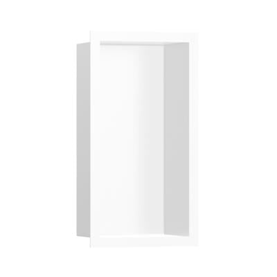 Hansgrohe XtraStoris Individual Duvar nişi Satin Beyaz tasarım çerçeveli 300/150/100 Satin Beyaz
