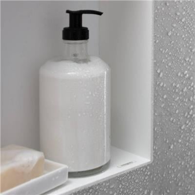 Hansgrohe XtraStoris Individual Duvar nişi Paslanmaz Çelik tasarım çerçeveli 300/300/100 Satin Siyah