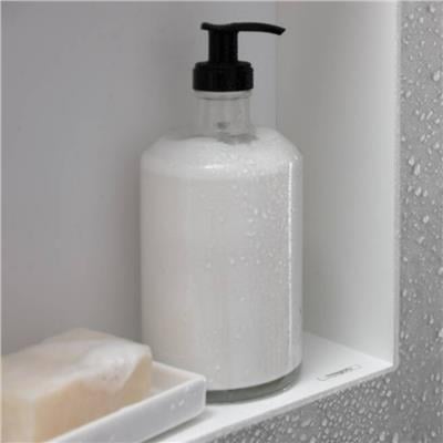 Hansgrohe XtraStoris Individual Duvar nişi Paslanmaz Çelik tasarım çerçeveli 300/300/100 Mat Paslanmaz Çelik