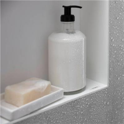 Hansgrohe XtraStoris Minimalistic Duvar nişi açık çerçeveli 300/150/100 Satin Beyaz