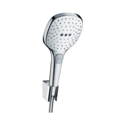 Hansgrohe Raindance Select E Duş askı seti 120 3 jet, 160 cm duş hortumu ile Beyaz / Krom