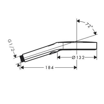 Hansgrohe Rainfinity El Duşu 130 EcoSmart Parlak Altın Optik