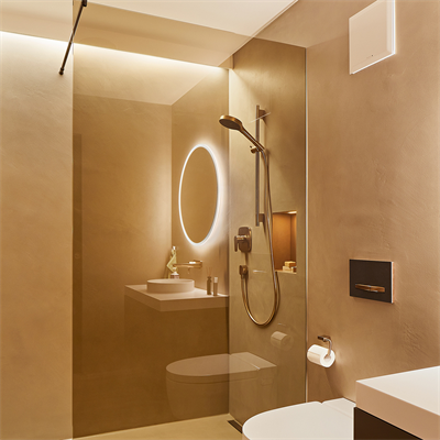 Hansgrohe Rainfinity El Duşu 130 3 jet Mat Bronz