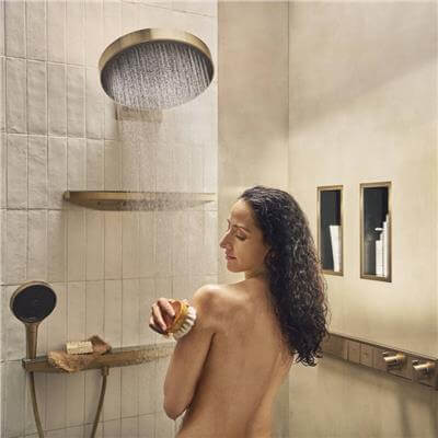 Hansgrohe Rainfinity El Duşu 130 EcoSmart Mat Bronz