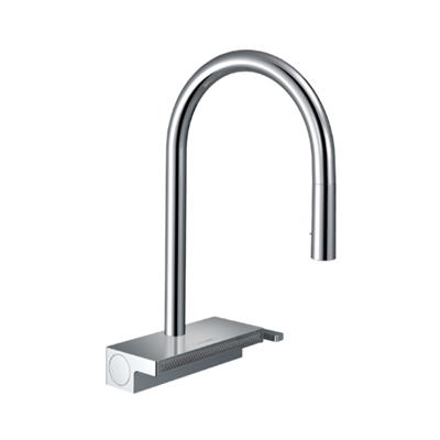 Hansgrohe Aquno Select M81 Tek kollu eviye Bataryası 170, çekilebilir el Duşu, 3jet, sBox Krom