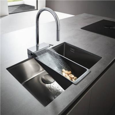 Hansgrohe Aquno Select M81 Tek kollu eviye Bataryası 170, çekilebilir el Duşu, 3jet, sBox Krom