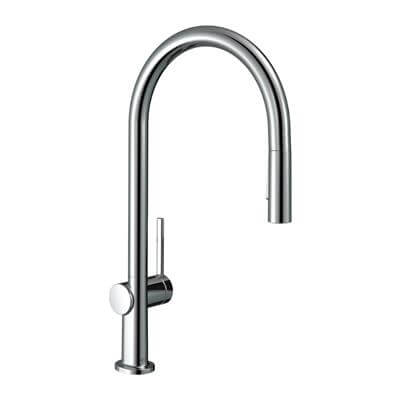 Hansgrohe Talis M54 Tek Kollu Eviye Bataryası 210, Çekilebilir El Duşu, 2jet Krom