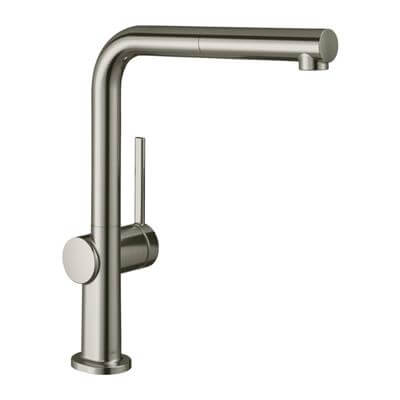 Hansgrohe Talis M54 Tek Kollu Eviye Bataryası 270, Çekilebilir Gaga, 1jet, sBox Paslanmaz ÇElik