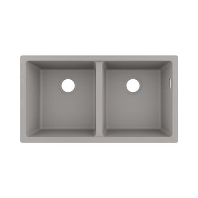 Hansgrohe S510-U770 SilicaTec Tezgahaltı Granit Eviye 380/370 Beton Grisi
