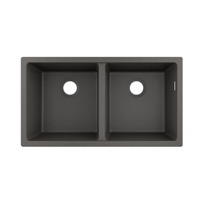 Hansgrohe S510-U770 SilicaTec Tezgahaltı Granit Eviye 380/370 Taş Grisi