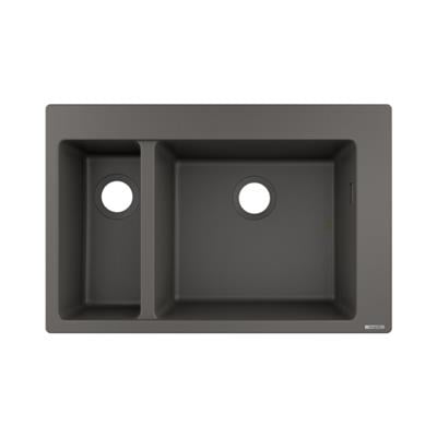 Hansgrohe S510-F635 SilicaTec Ankastre Granit Eviye 180/450 Taş Grisi