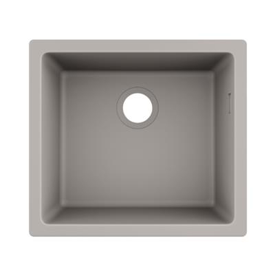 Hansgrohe S510-U450 SilicaTec Tezgahaltı Granit Eviye 450 Beton Grisi