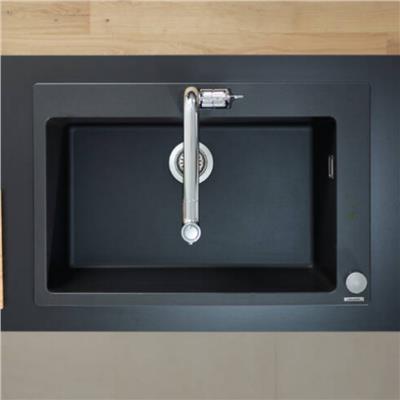 Hansgrohe S510-F660 SilicaTec Ankastre Granit Eviye 660 Taş Grisi