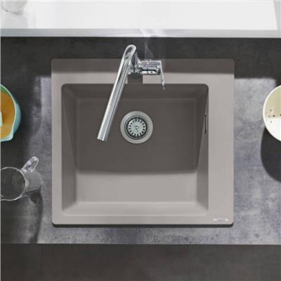 Hansgrohe S510-F450 SilicaTec Ankastre Granit Eviye 450 Beton Grisi