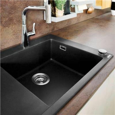 Hansgrohe S514-F450 SilicaTec Ankastre Granit Eviye 450 Damlalıklı Grafit Siyahı