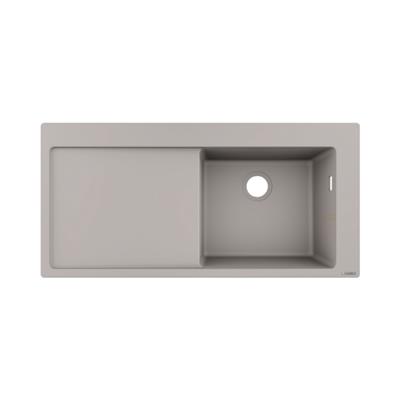 Hansgrohe S514-F450 SilicaTec Ankastre Granit Eviye 450 Damlalıklı Beton Grisi