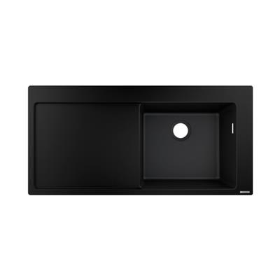 Hansgrohe S514-F450 SilicaTec Ankastre Granit Eviye 450 Damlalıklı Grafit Siyahı