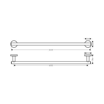 Hansgrohe Logis Universal Havluluk Krom