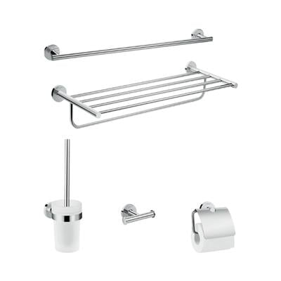 Hansgrohe Logis Universal Banyo Aksesuar Seti 5 Parça Krom